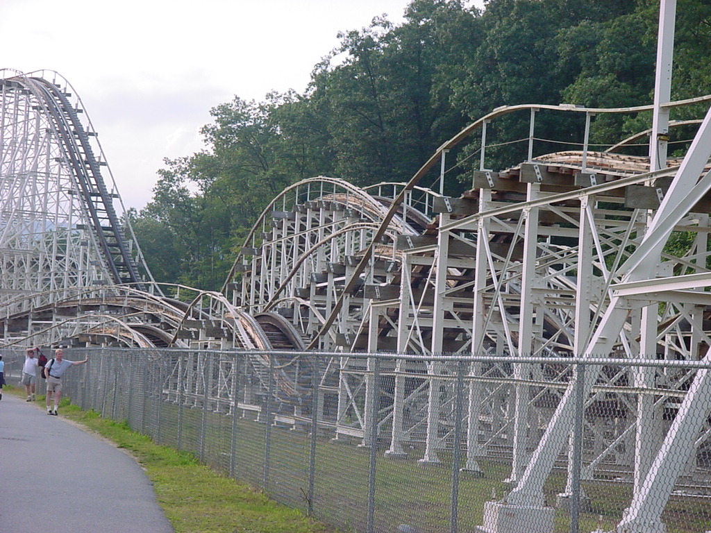 The Great Escape & Comet Roller Coaster (Lake NY)